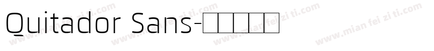 Quitador Sans字体转换